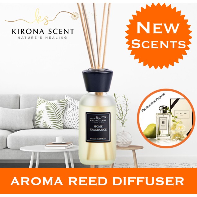 [8.8 SALE] KIRONA 110ML ESSENTIAL OIL REED DIFFUSER★NEW FRAGRANCES★HOTEL & PERFUME FRAGRANCES