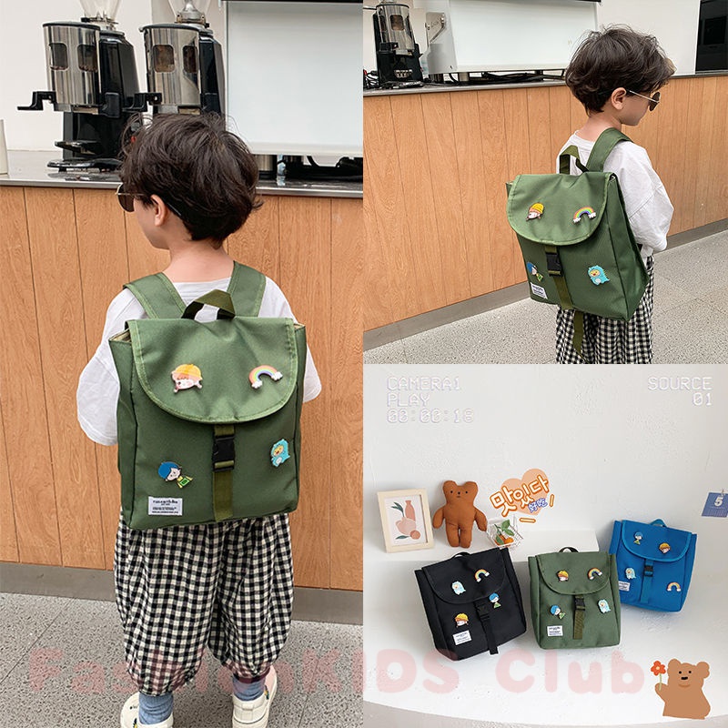 [CFS] Kindergarten boys and girls&#039; schoolbag Children&#039;s canvas Korean version versatile small schoolbag Summer new light travel backpack trend