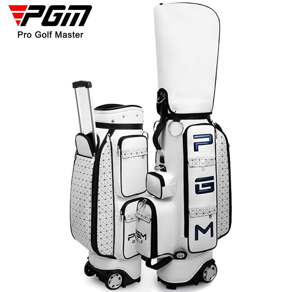 PGM Golf Waterproof Aviation Package Multifunction Ladies Golf Travel Bag With Wheels